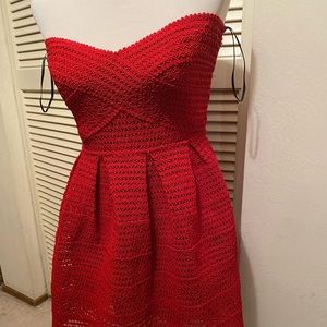 Girls large Forever 21 red mini dress